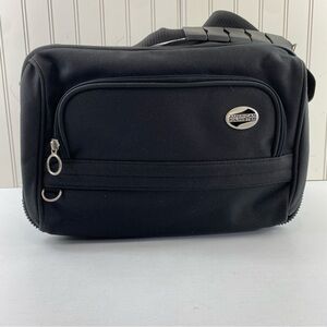 NWOT American‎ Tourister Black Messenger Carryon Bag